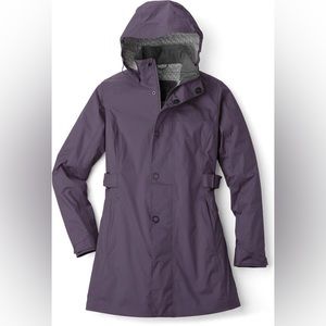 REI Co-op Kyoto Waterproof Raincoat/Trench Jacket (Graystone - M)